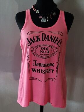 Jack Daniel's Pink Tennessee Whiskey Tank Top